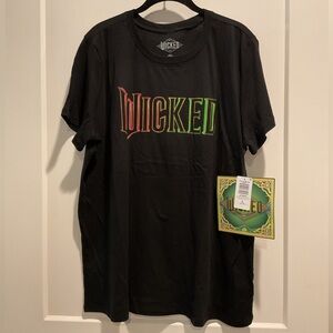 NWT Wicked Deep Black Graphic Tee 1X